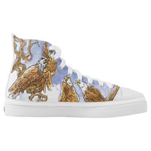 Face Your Fears High-Top Sneakers (Left Shoe Inside)