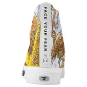 Face Your Fears High-Top Sneakers (Left Shoe Back)