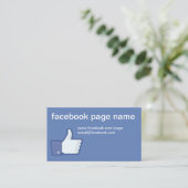 Facebook CC0059 Business Card (Standing Front)