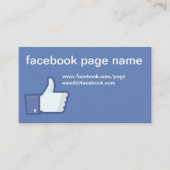 Facebook CC0059 Business Card (Front)