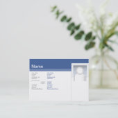 Facebook - Chubby Business Card (Standing Front)
