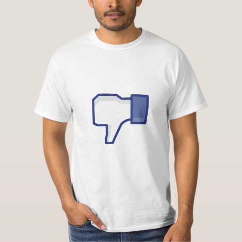 Facebook dislike button _ Funny T_Shirt