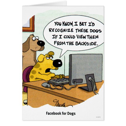 Facebook for Dogs Cards (Front)