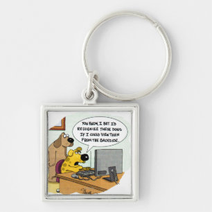 Facebook for Dogs Keychain
