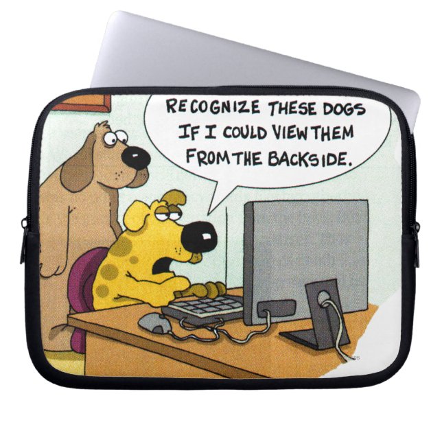 Facebook for Dogs Laptop Sleeve (Front)