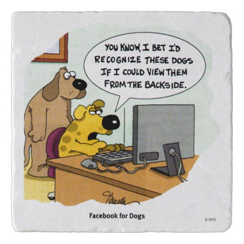 Facebook for Dogs Trivet