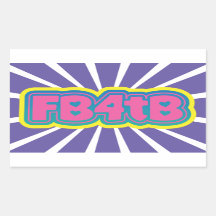 Facebook for the Blind stickers!  