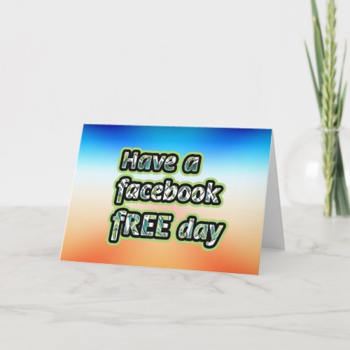 Facebook Free Day Card