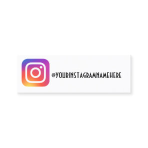 facebook instagram social media post business card