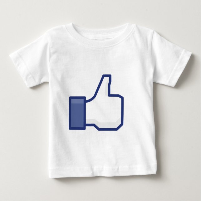 Facebook Like Button Baby T-Shirt (Front)