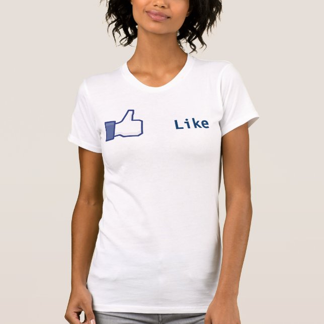 Facebook Like Button shirt (Front)