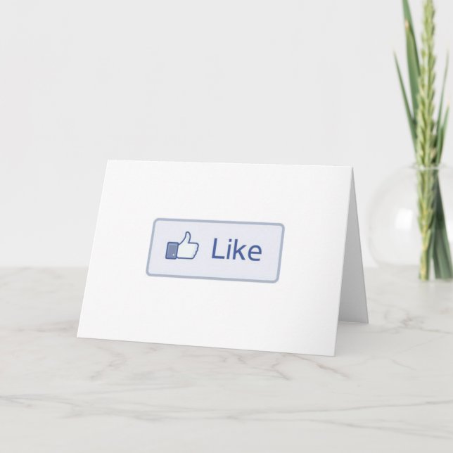 Facebook Like Card (Front)