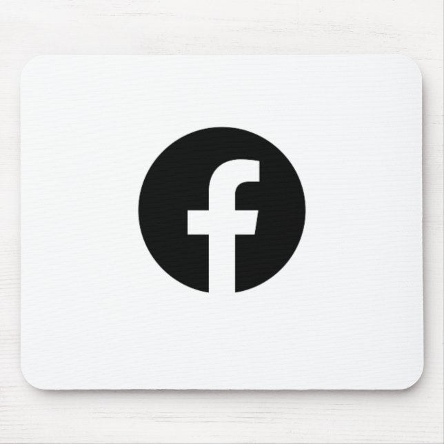 Facebook Logo Mouse Pad (Front)