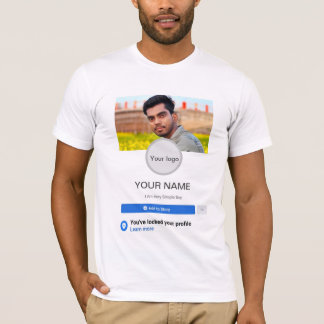 Facebook profile Men's T-Shirt