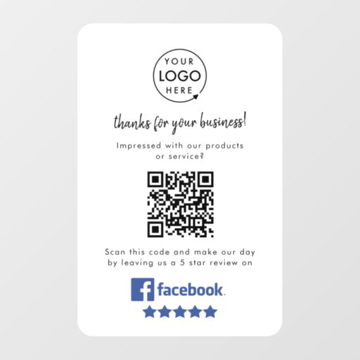 facebook review qr code