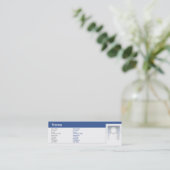 Facebook - Skinny Mini Business Card (Standing Front)