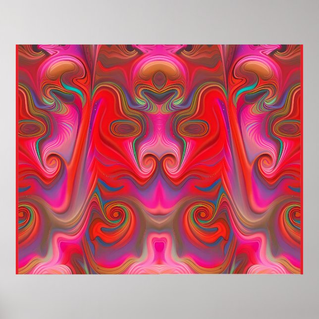 Faced Up But Also Faced Down - Ken Gage Art Poster (Front)