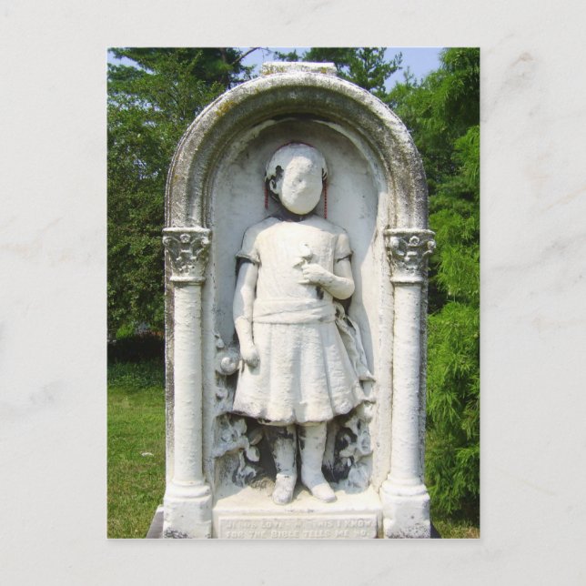 Faceless amongst the fields of the dead postcard (Front)