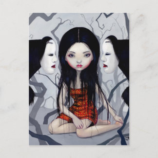"Faceless Ghosts" Postcard