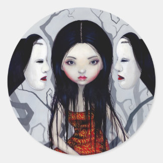 "Faceless Ghosts" Sticker