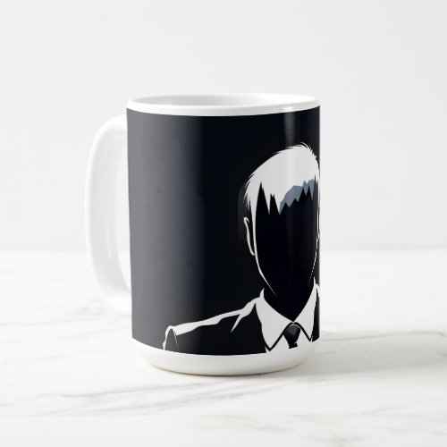 Faceless Man in a Suit Coffee Mug