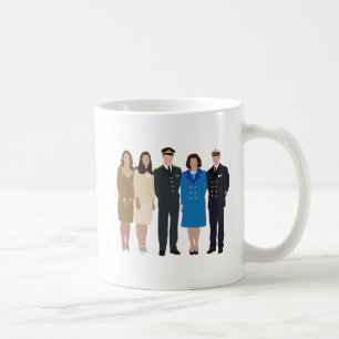 Faceless Royal Family illustration Coffee Mug