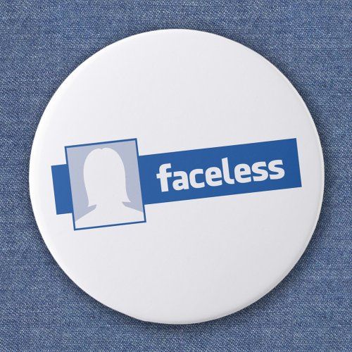 Faceless Woman _ Anonymous Profile Pic Button