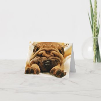 Facelift Shar-pei Card by elizdesigns at Zazzle
