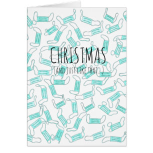Facemask Christmas and Just Like That Cards