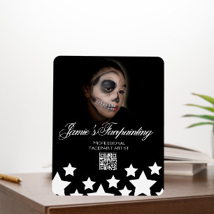 Facepainter Clown Children's Party Rental    Foam Board