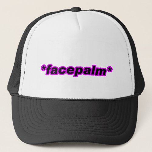 FacePalm 14 Trucker Hat