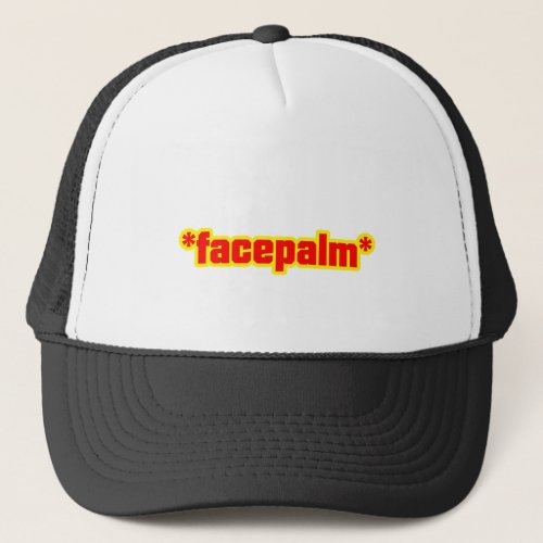 FacePalm 5 Trucker Hat