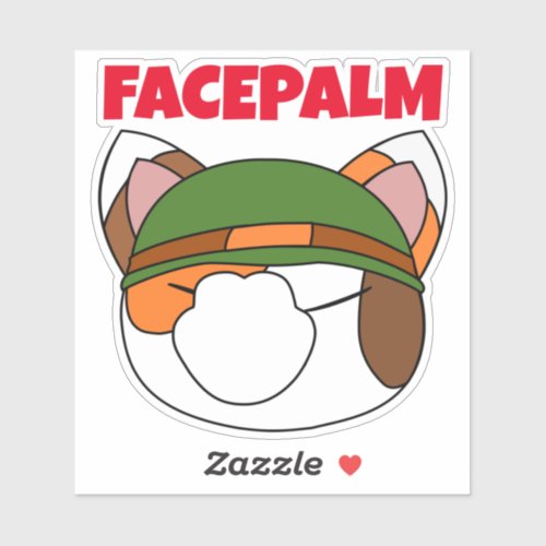 Facepalm Emoji Sticker