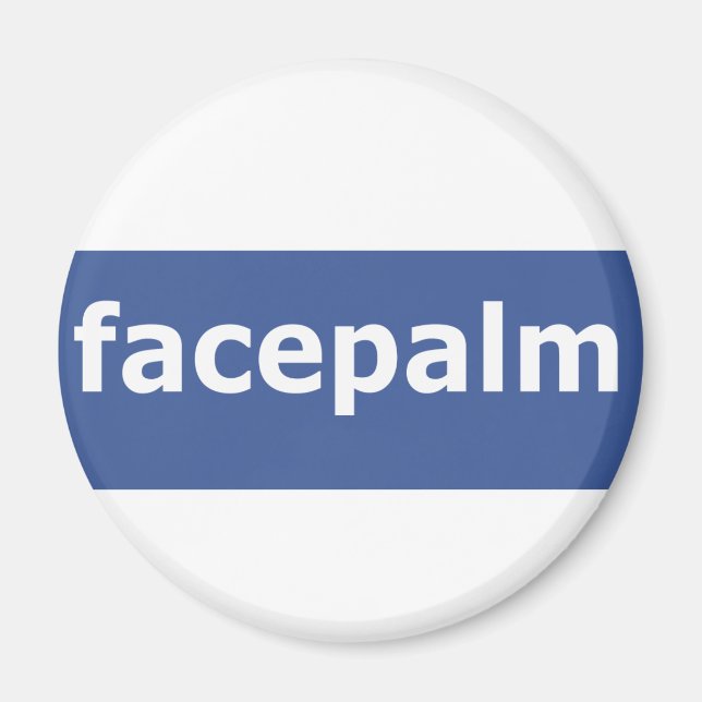 Facepalm Magnet (Front)