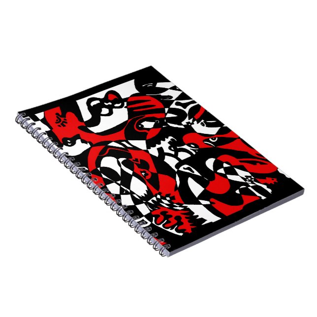 "Faces" Abstract Art Notebook (Right Side)