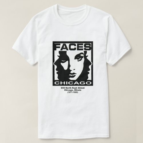 Faces Chicago Illinois T_Shirt