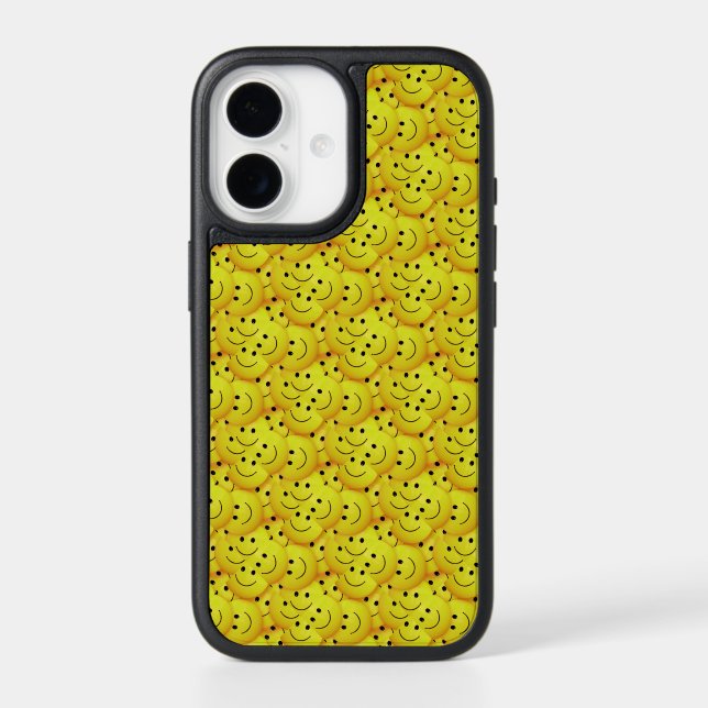 Faces everywhere, smiling faces, otterbox iPhone case (Back)