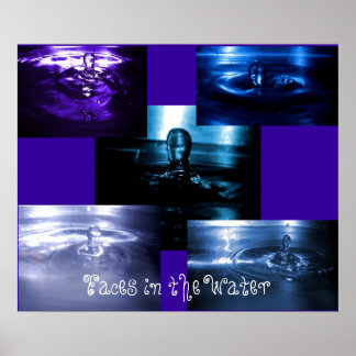 Faces in the Water Poster