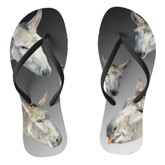 Faces Of A White Donkey, Flip Flops (Footbed)