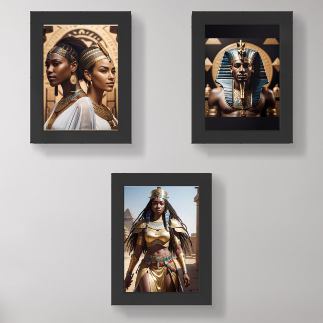 Faces of Ancient Egypt Print Set (Front)
