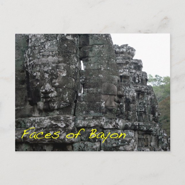 Faces of Bayon Postcard (Front)