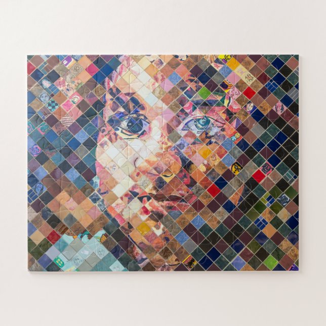 Faces of colors jigsaw puzzle (Horizontal)