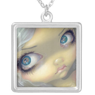 Faces of Faery 156 NECKLACE big eyes fairy