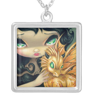Faces of Faery 95 NECKLACE dragon fairy
