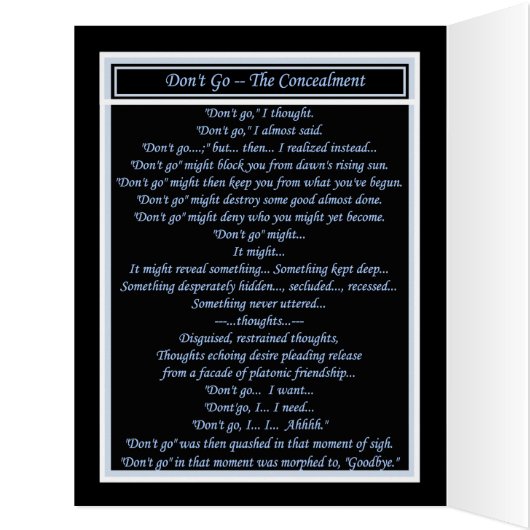 Faces Of Goodbye – Restrained Desire Azure (Inside (Left))