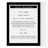 Faces Of Goodbye – Selfless Release Lavender Cards (Inside (Left))