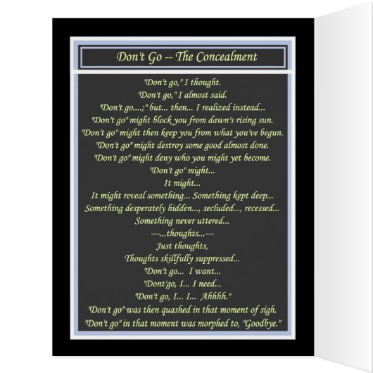 Faces Of Goodbye – Skillful Suppression Azure (Inside (Left))