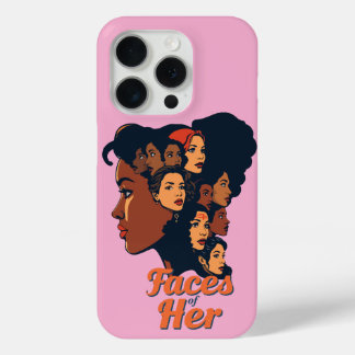 Faces of Her Celebrating Women’s History Month iPhone 15 Pro Case