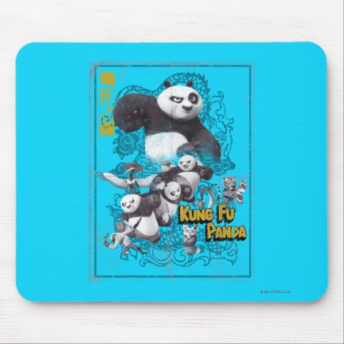 Faces of Po Mouse Pad