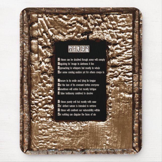 Faces of Sin Mouse Pad (Front)